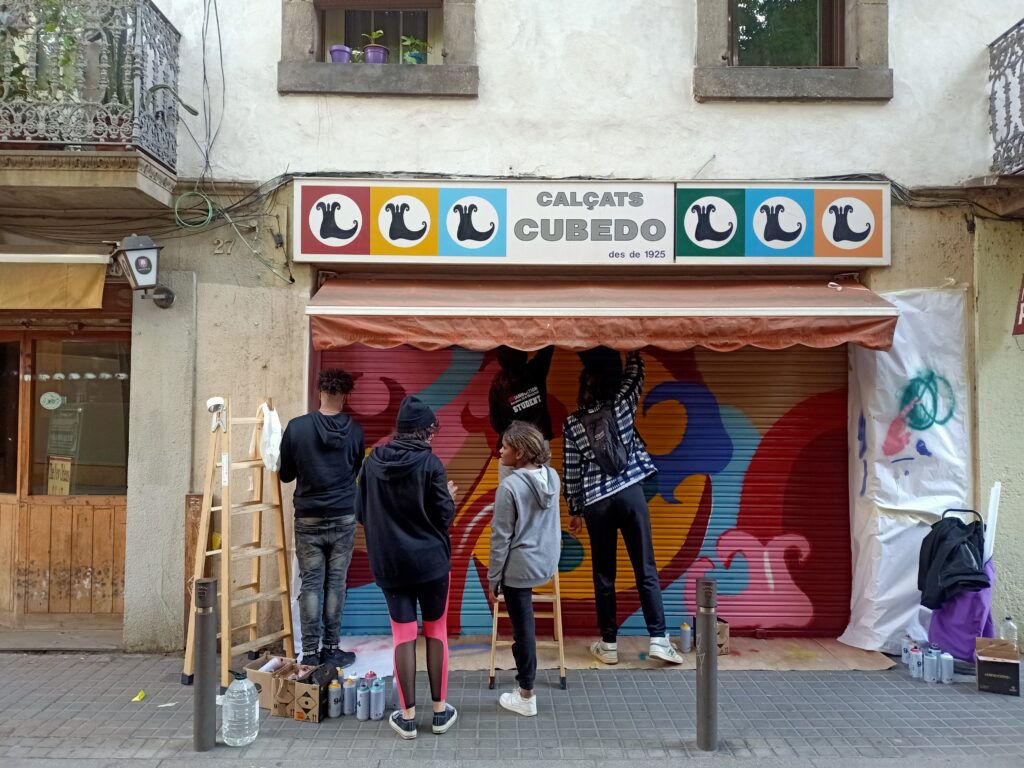 workshop street art university barcelona